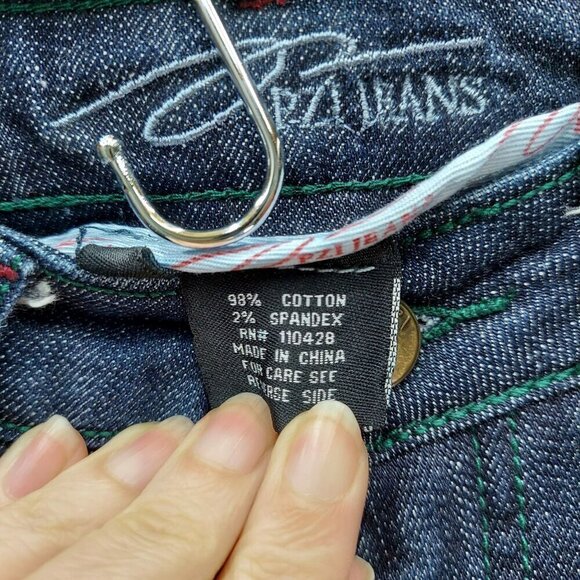 Pzi Jeans Womens Flared Denim Pants With Grommet Detail Size 4 - Picture 5 of 9